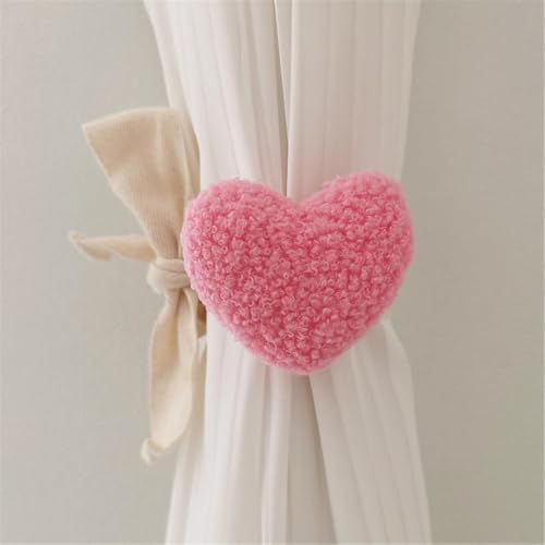 2 Pack Curtain Tiebacks Cute Cartoon Love Curtain Ties, Bedroom Accessories - Image 4