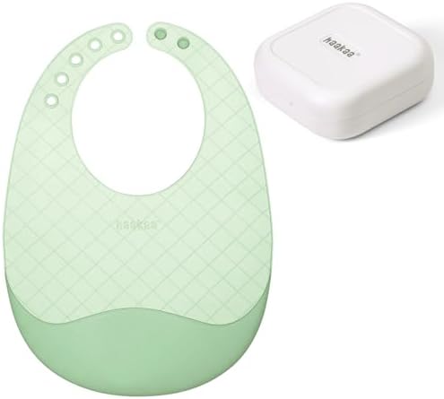haakaa Lightweight Silicone Pocket Bib – Ultra-Light & Foldable Travel Silicone by haakaa