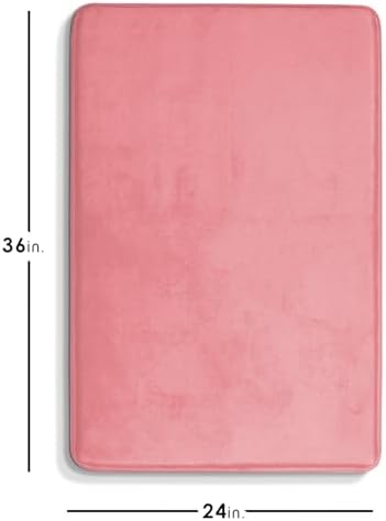 Clara Clark Bathroom Rugs, Velvet Memory Foam Bath Mat, Non-Slip Bath Rugs - Image 2