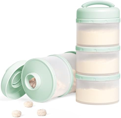 Termichy Stackable Formula Dispenser Portable: Milk Powder Container to go by Termichy
