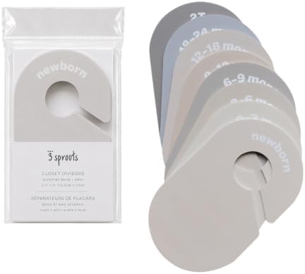 3 Sprouts Baby Closet Dividers, Newborn to 2T, 8 Piece Set - Image 5