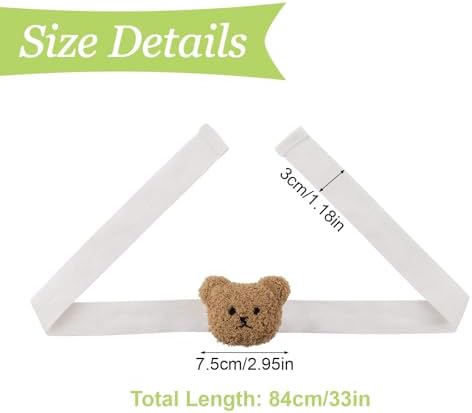 Cute Cartoon Animal Curtain Tiebacks 4Pcs Drape Rope Holdbacks - Image 2