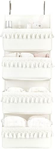 Dahey Over The Door Organizer 4 Pockets Hanging Behind Door Storage by Dahey
