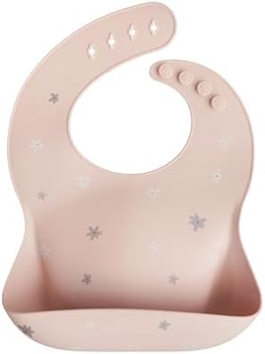 mushie Silicone Baby Bib | Adjustable Fit Waterproof Bibs by mushie