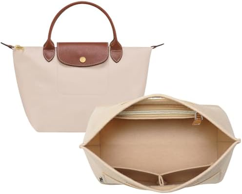 OPPOSHE Purse Organizer Insert for Longchamp Le Pliage, Premium Felt Long Champ by OPPOSHE