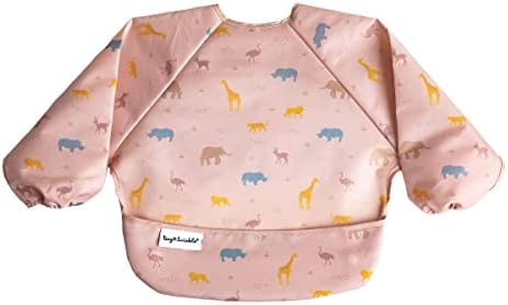 Tiny Twinkle Long Sleeve Bib for Babies & Toddlers | Waterproof Smock Bib for - Image 4