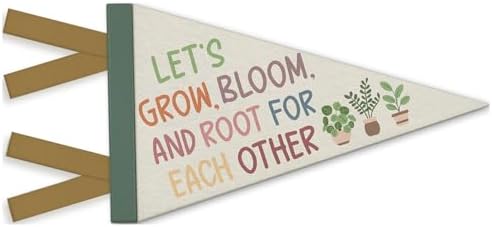 Plant Classroom Decor, Let’s Grow Greenery Plant Wall Banner by Unknown