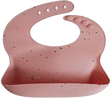 mushie Silicone Baby Bib | Adjustable Fit - Image 4