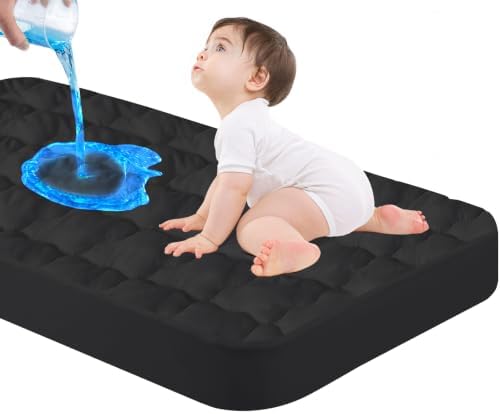 Pack and Play Mattress Pad Protector Sheet Fitted Waterproof Mattress Cover by Luv4babe