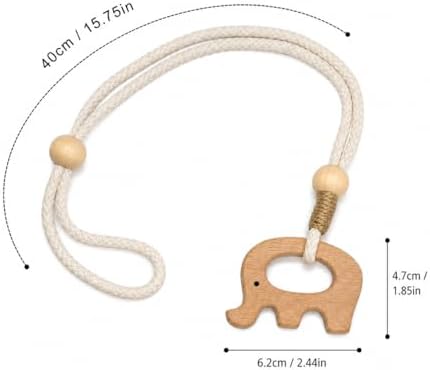 2 Pcs Cute Elephant Adjustable Curtain Tiebacks Handmade Boho Rope Curtain - Image 2