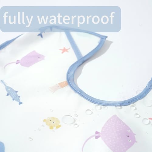 3-Pack Mess Proof Baby Bibs for Eating, Lightweight - Image 6