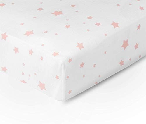 Newton Baby Fitted Mini Crib Sheet 2-Pack, Organic Muslin - Image 6