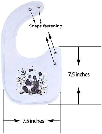 Maiwa 6 Pack Waterproof Cotton Baby Bibs - Image 2