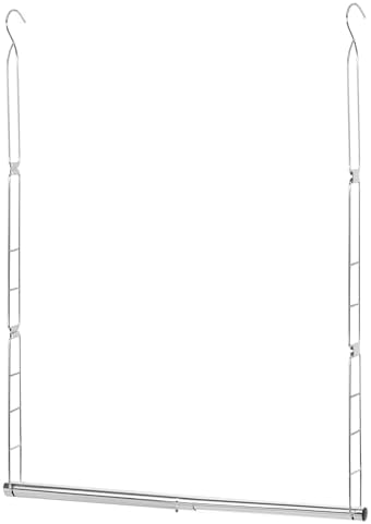 STORAGE MANIAC Hanging Closet Rod, Adjustable Width and Height Closet Hanging by STORAGEMANIAC