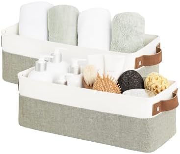 StorageWorks Narrow Storage Bins, Long Baskets by StorageWorks