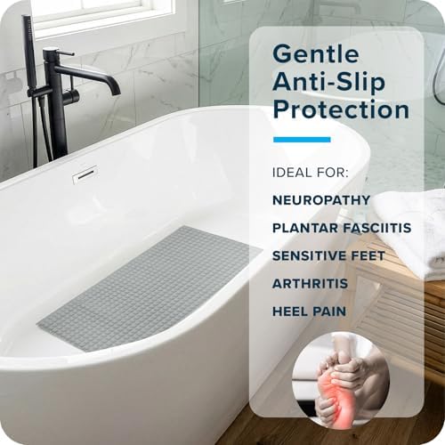SlipX Solutions Pillow Top Soft Padded Non Slip Bathtub Mat - Image 5