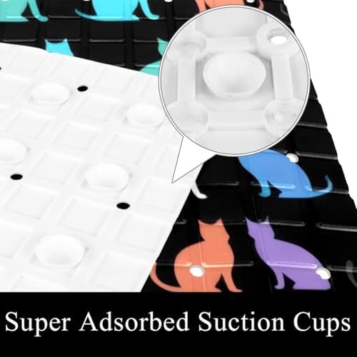 Non Slip Bathtub and Shower Mat 26.8x15.1 inch, Bath Mat - Image 3