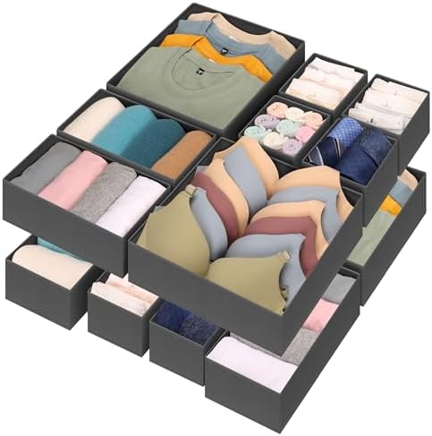 12 Pcs Drawer Organizer Clothes – Dresser Organizers by Unknown
