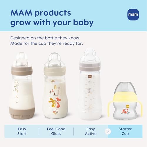 MAM 5oz Starter Sippy Cup, Extra-Soft Spill-Free Spout 4+ Months, 1 Pk - Image 4