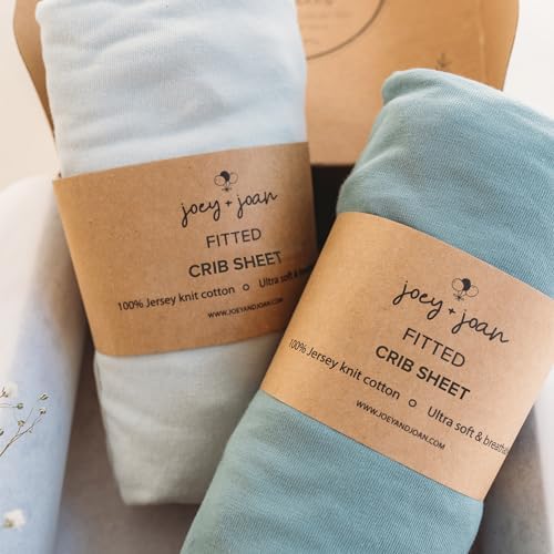 Joey + Joan Fitted Crib Sheets 28 x 52 – Compatible by JoeyJoan