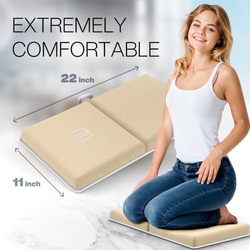 Benicci Bath Kneeler and Elbow Rest Pad Set, Kneeling Mat - Image 2