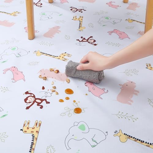 Splat Mat for Under High Chair, Waterproof Washable High Chair Floor Mat - Image 5
