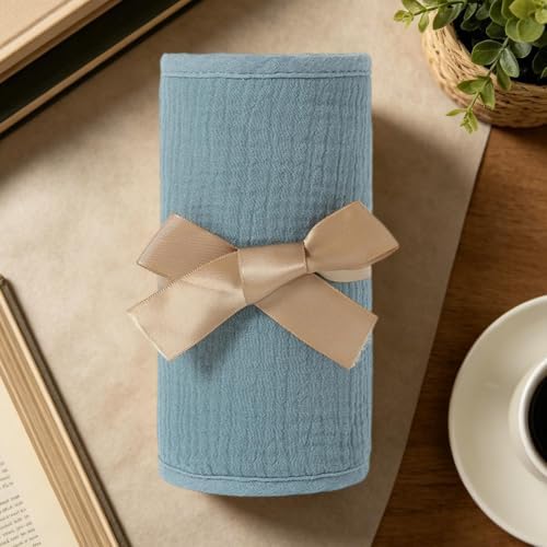 Cot Rail Protector 4 Pack Cotton Gauze Teething Guard - Image 3
