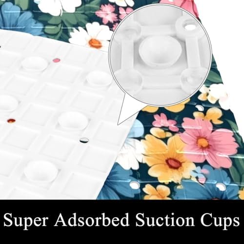 Non Slip Shower Mat Bathtub Mat 15.1x26.8 Inch, Quick Dry Bath Mat - Image 3