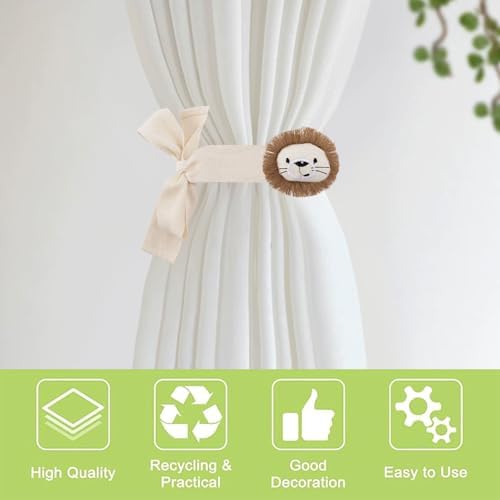 Cute Cartoon Animal Curtain Tiebacks - Image 3