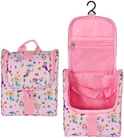 Remobia Hicol Cute Cartoon Hanging Kids Toiletry Bag Children Travel Cosmetic by Remobia+Hicol
