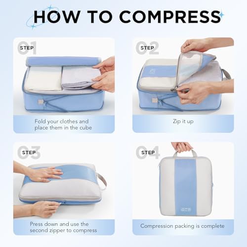 OlarHike 10 Set Compression Packing Cubes - Image 3