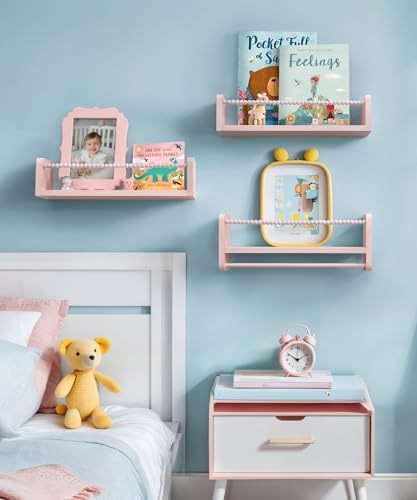 Maxpeuvon Nursery Book Shelves for Wall - Image 2