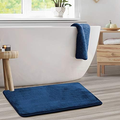Clara Clark Bathroom Rugs, Velvet Memory Foam Bath Mat, Machine Washable Bath - Image 2