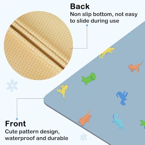 Baby Splat Mat for Under High Chair, Waterproof Floor Protector - Image 5