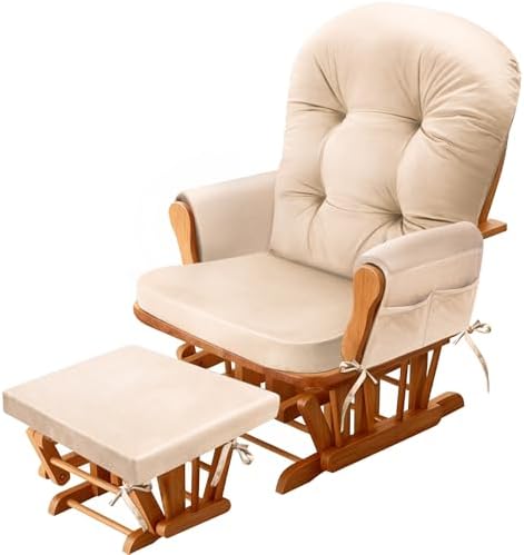 JZHLLA Glider Rocker Replacement Cushion Set by Unknown