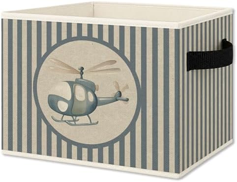Boy Airplane Nursery Foldable Storage Bins Box by Unknown