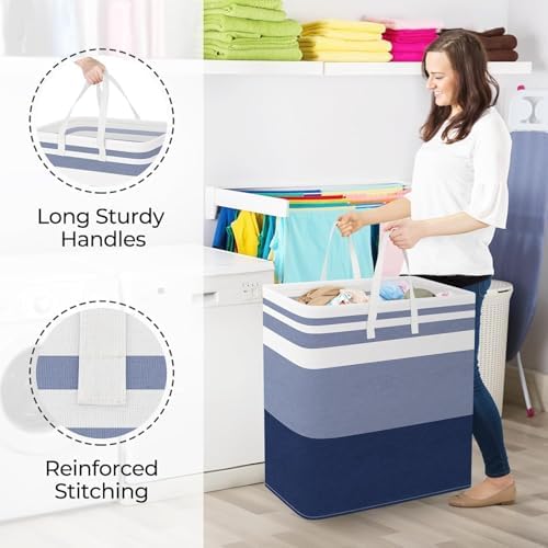 StorageRight Laundry Basket Hamper, 125L Collapsible Clothes Storage - Image 3