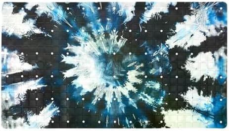 Bathtub Mat Non Slip 26.8x15.1 Inch, Tie Dye Print Shower Mat by Anna+Cowper