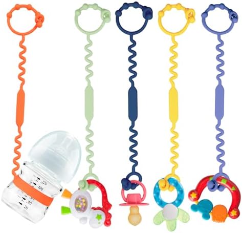 Toy Straps for Baby, Silicone Toy Straps for Stroller, Toy Safety Straps for Toy by Yunaeduo