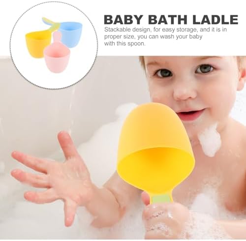 3Pcs Portable Water Ladles for Bathing and Kitchen Use Stackable Multipurpose - Image 5