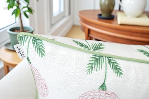 Marigold Floral Print 12x20 Lumbar Pillow Cover - Image 4