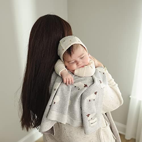 Knit Baby Swaddle Blanket - Image 4