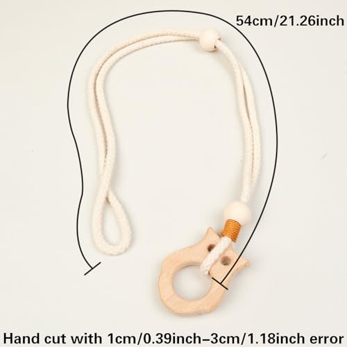 2 Pack Wooden Curtain Tiebacks - Image 7
