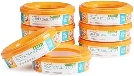 Munchkin Arm & Hammer Diaper Pail Refills, 8 Pack by Munchkin