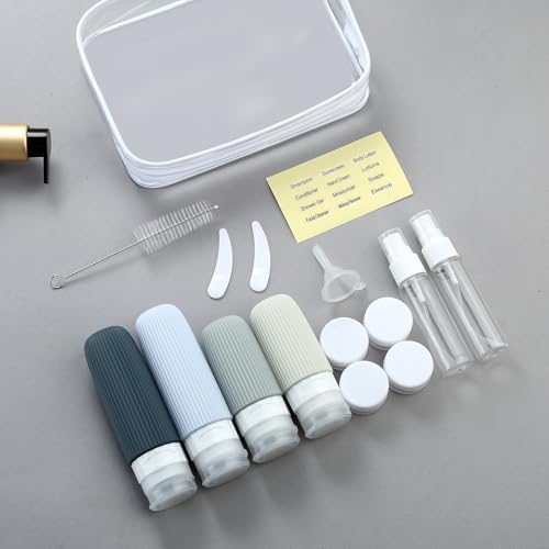 Mrsdry 16 Pack Travel Bottles Set, TSA Approved Leak Proof Silicone Squeezable - Image 7