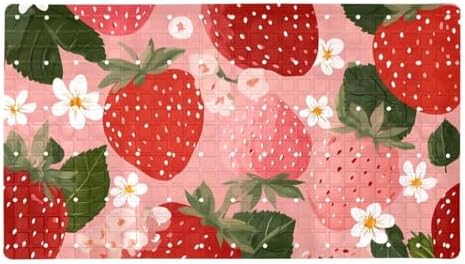 Non Slip Shower Mat Bathtub Mat 15.1x26.8 Inch, Quick Dry Bath Mat by Anna+Cowper
