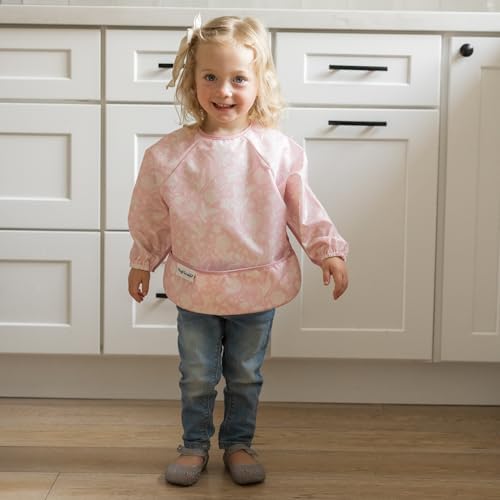 Tiny Twinkle Long Sleeve Bib for Babies & Toddlers | Waterproof Smock Bib for - Image 2