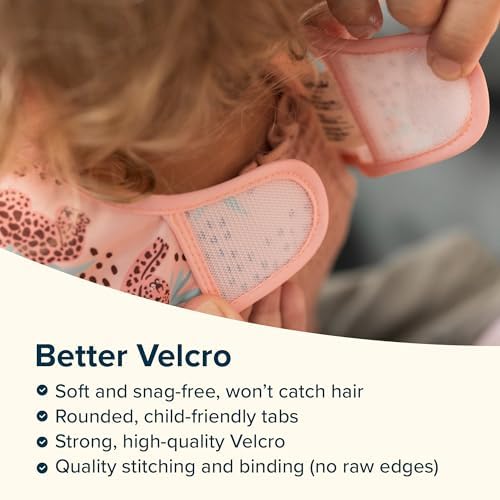 Tiny Twinkle Mess Proof Baby Bibs | 2 Pack Waterproof Toddler Bib - Image 5