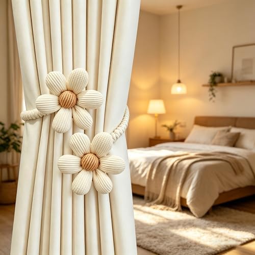 SRG Curtain Tiebacks for Curtains 2 Pack, Decorative Curtain Holdbacks for - Image 2