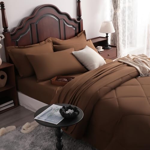 NTBAY Queen Microfiber Bed in a Bag, Comforter Set 7 Piece - Image 6